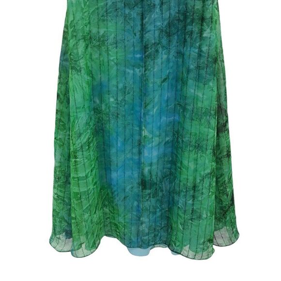 Vtg 70's Handmade Mu Mu Maxi Hostess Dress Watercolor Tie-dye Sz XL - Picture 3 of 7